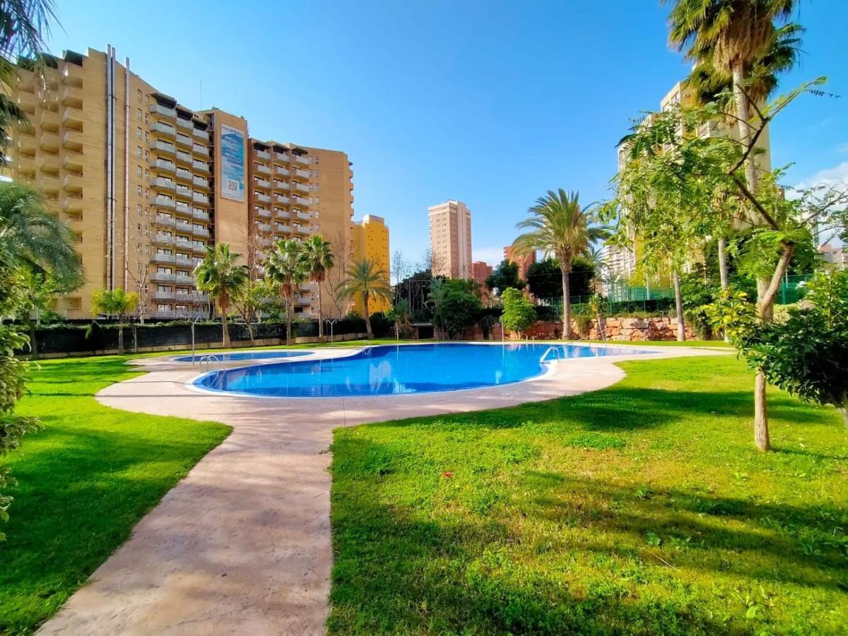 בנידורם Apartamento Torre D'Oboe Vistas Al Mar מראה חיצוני תמונה