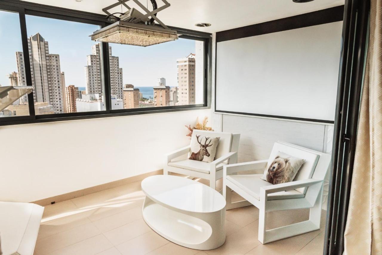בנידורם Apartamento Torre D'Oboe Vistas Al Mar מראה חיצוני תמונה