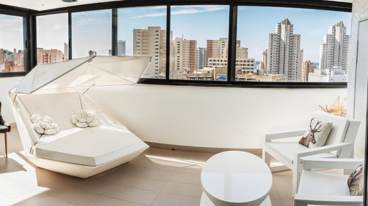 בנידורם Apartamento Torre D'Oboe Vistas Al Mar מראה חיצוני תמונה