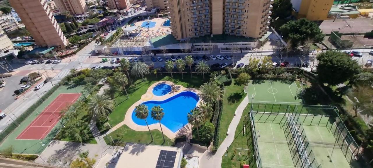 בנידורם Apartamento Torre D'Oboe Vistas Al Mar מראה חיצוני תמונה
